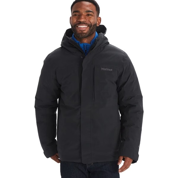 Marmot Jack Adult Medium Black Yorktown Featherless Jacket Work Athletic Mens - Picture 8 of 8